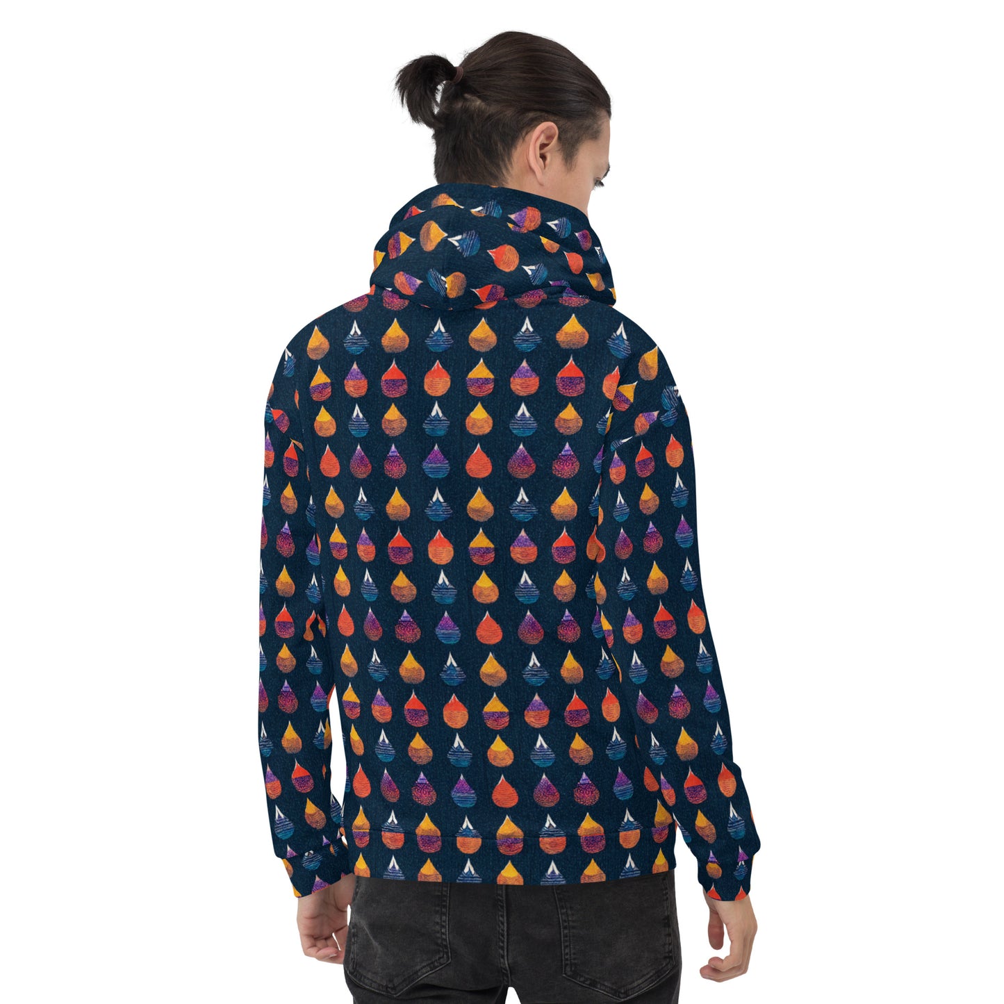 Prismatic Precipitation Men’s Hoodie