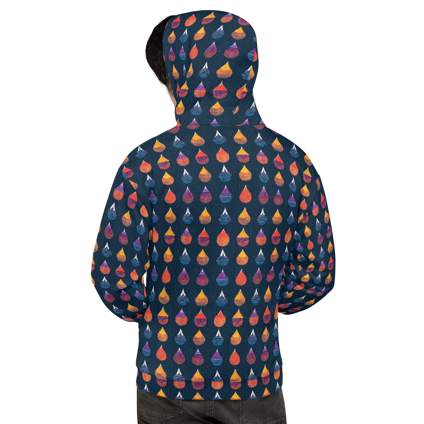 Prismatic Precipitation Men’s Hoodie