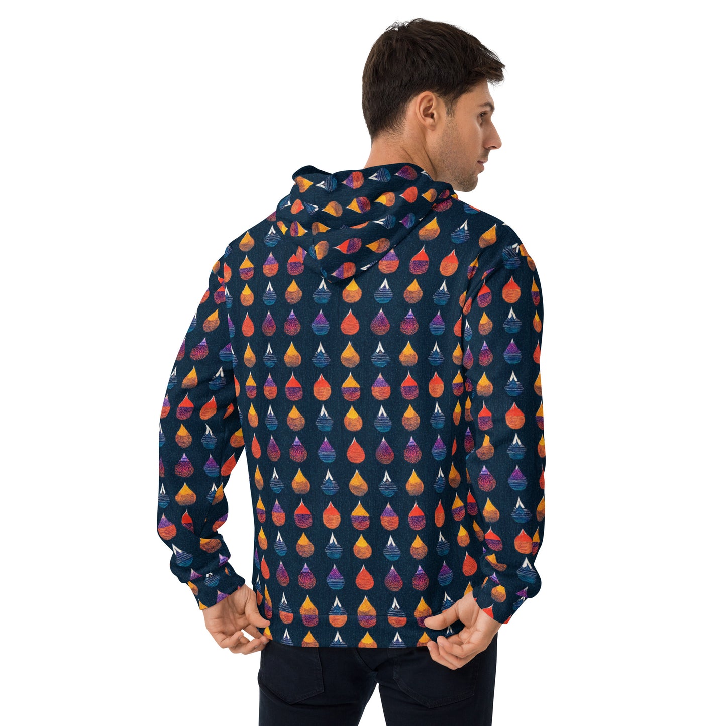 Prismatic Precipitation Men’s Hoodie