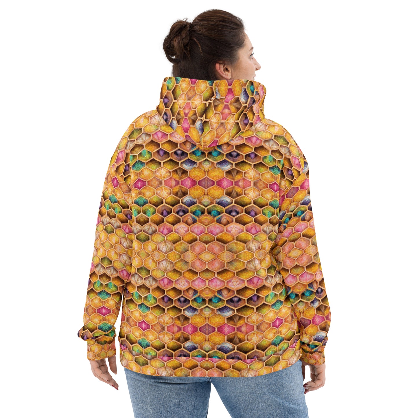 Rainbow Hive Radiance Women’s Hoodie