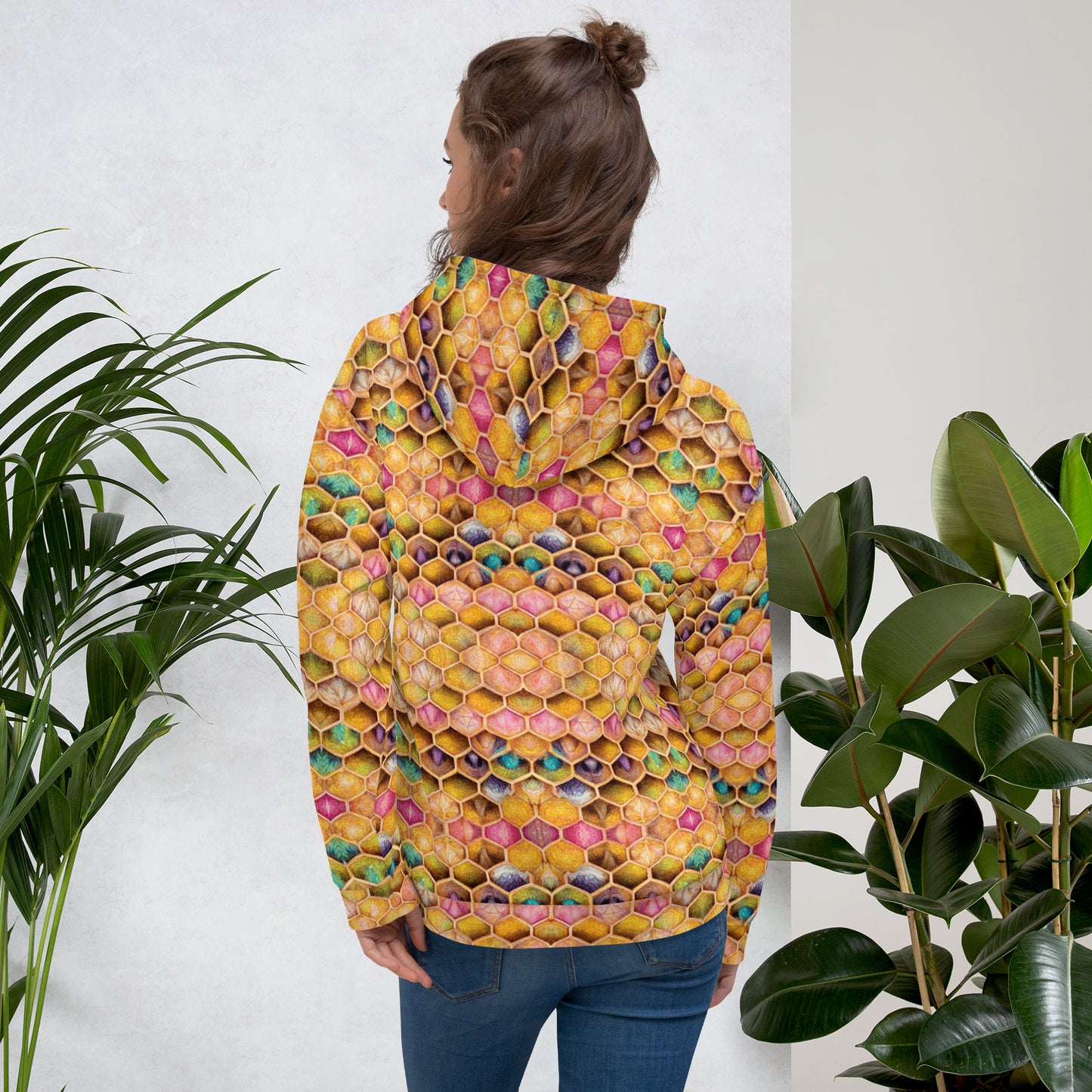 Rainbow Hive Radiance Women’s Hoodie