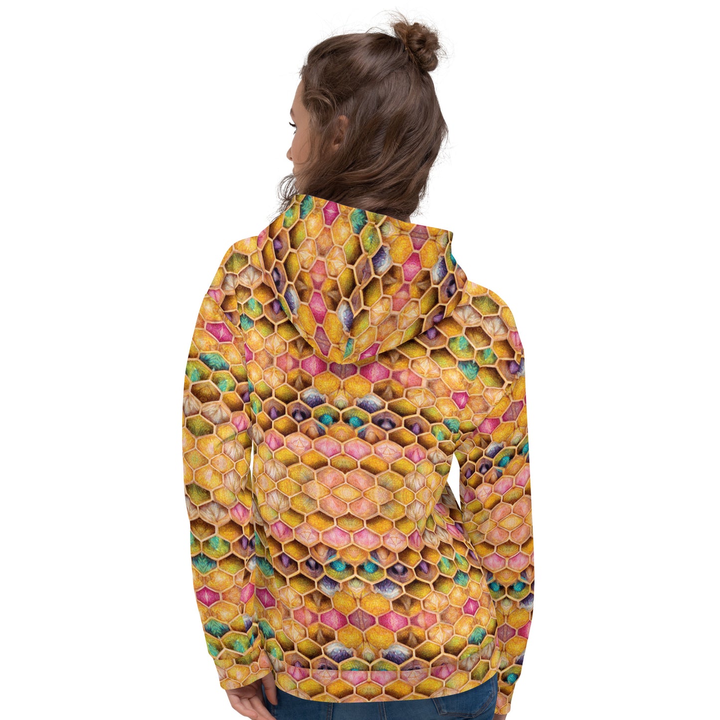 Rainbow Hive Radiance Women’s Hoodie