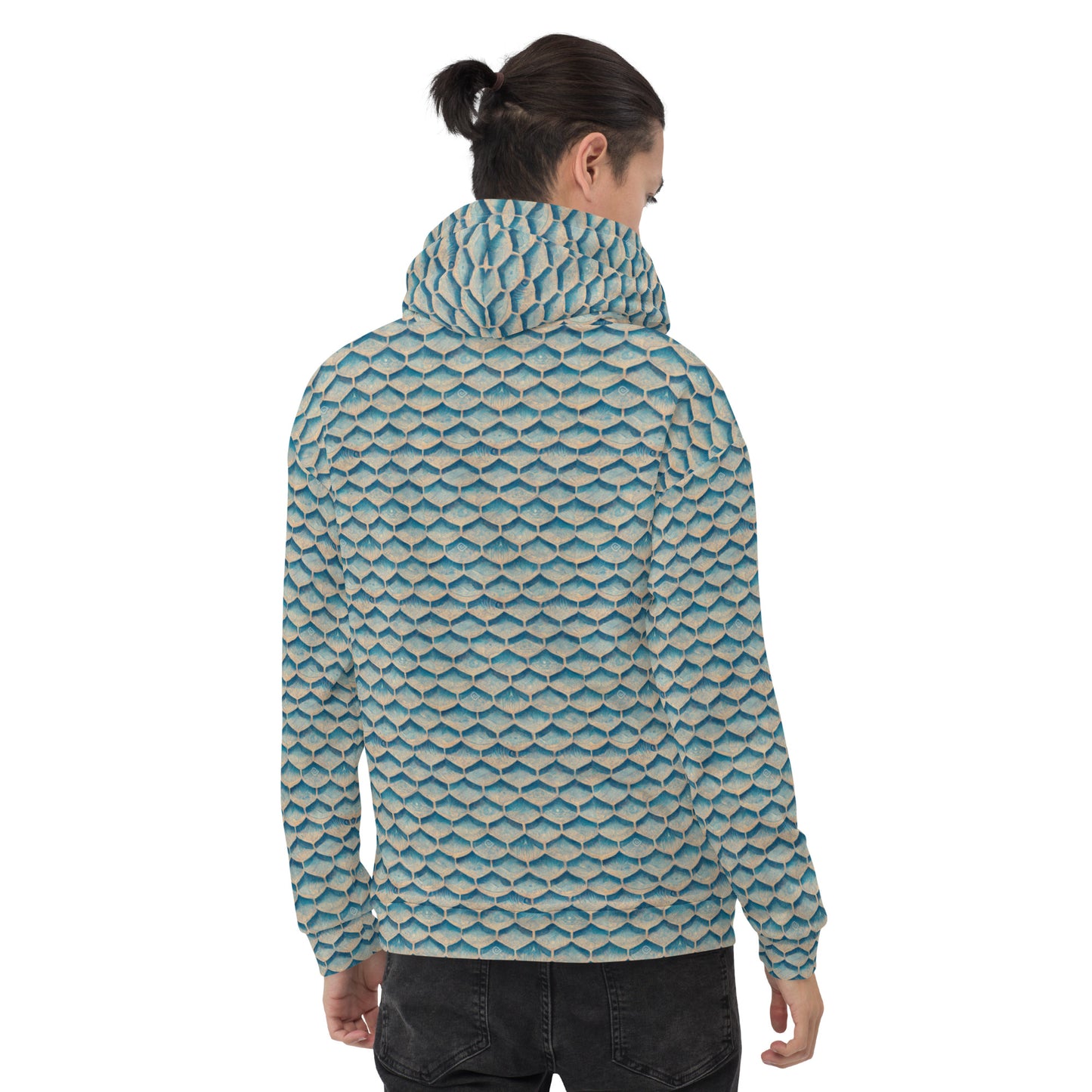 Seafoam Scales Men’s Hoodie