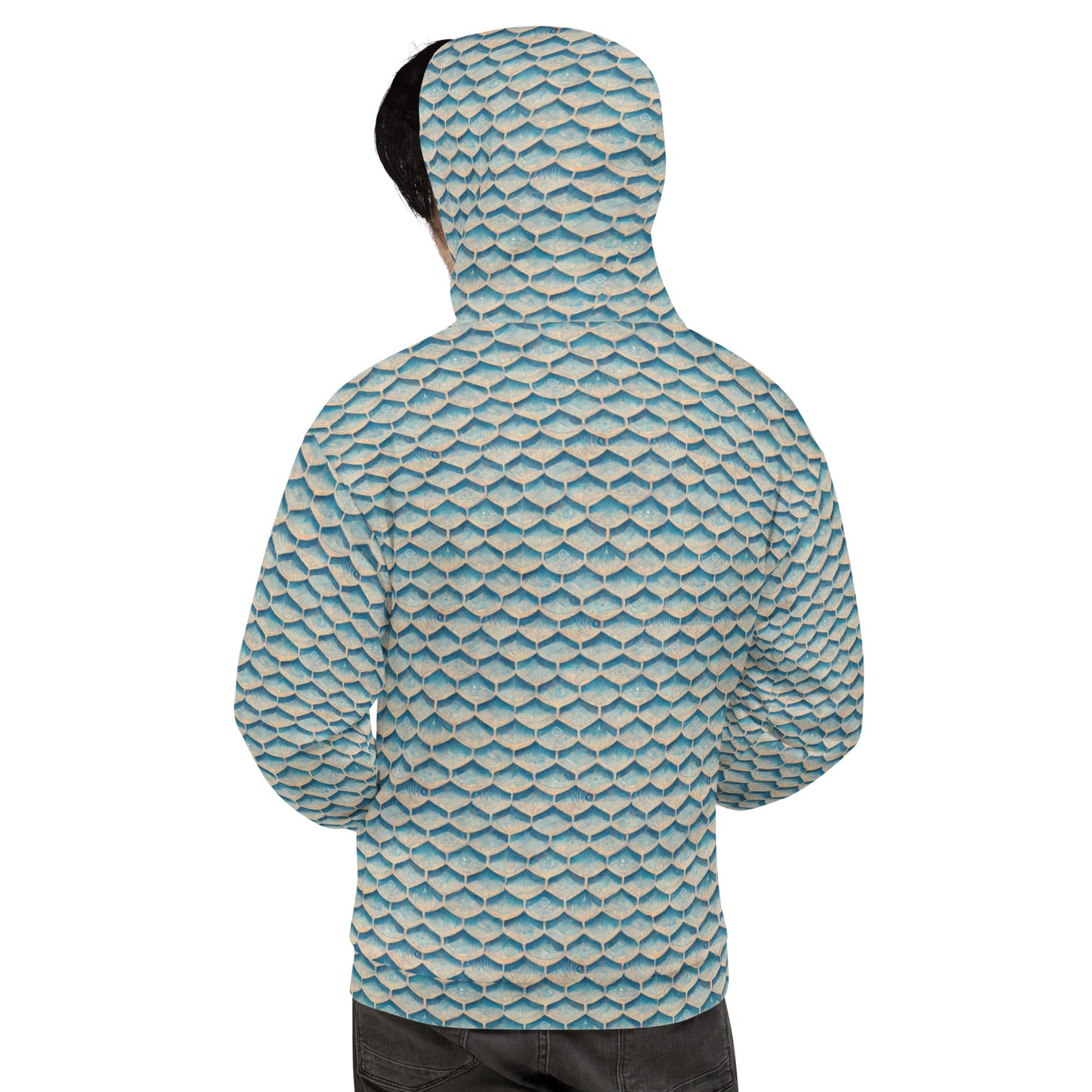 Seafoam Scales Men’s Hoodie