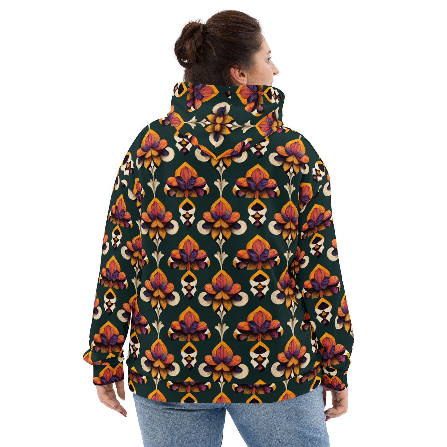 Taza’s Radiant Petals Women’s Hoodie