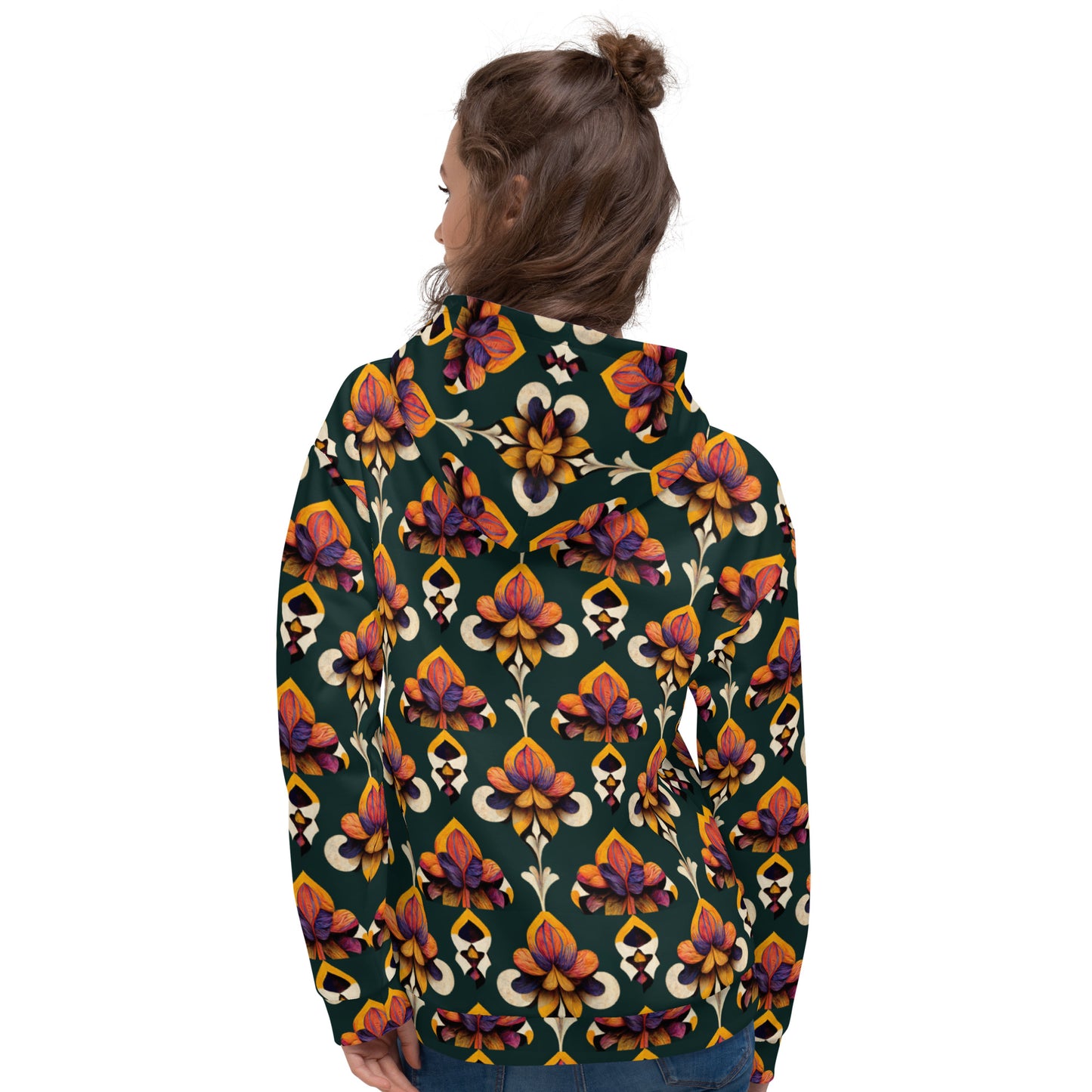 Taza’s Radiant Petals Women’s Hoodie