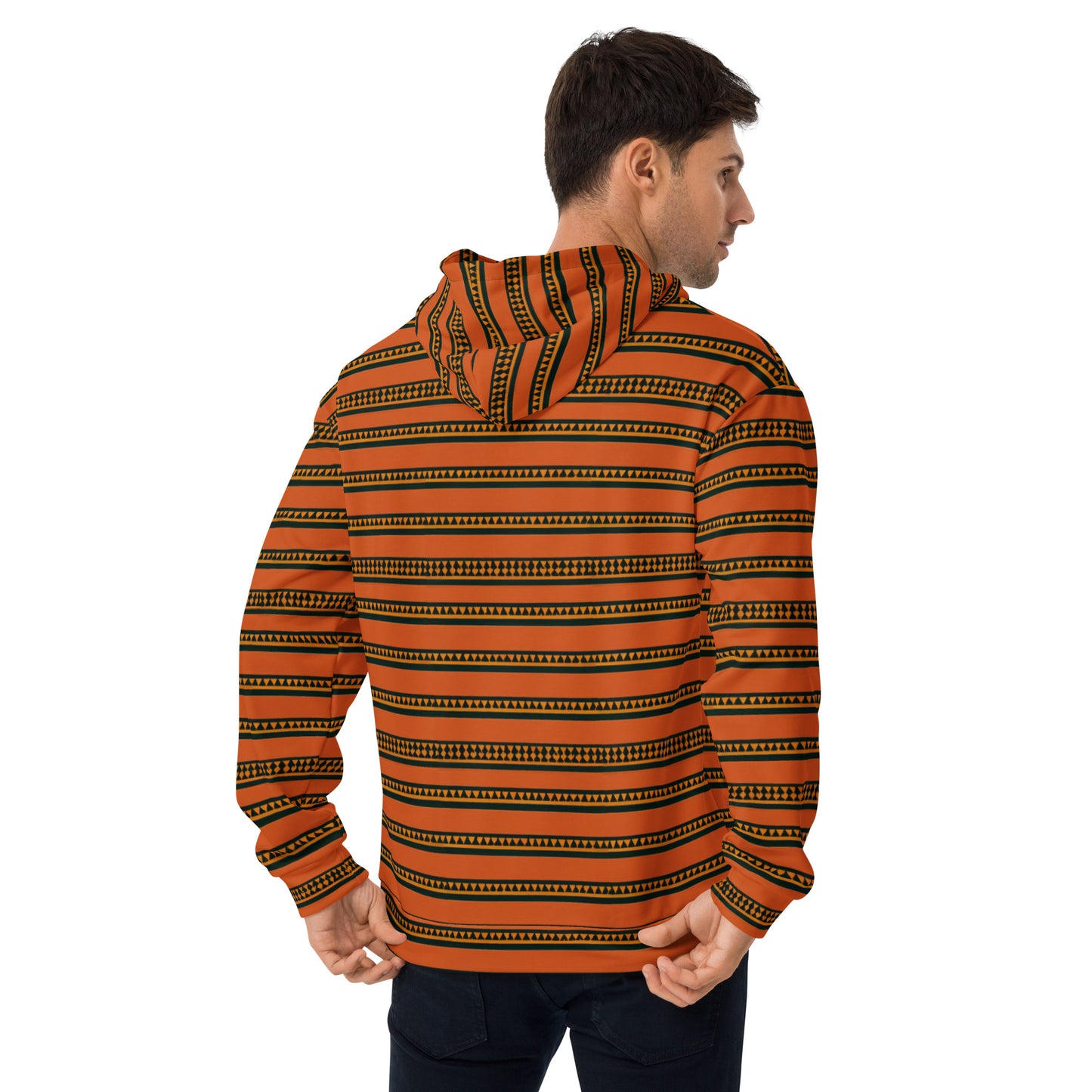 Timbuktu Tangerine Tapestry Men’s Hoodie