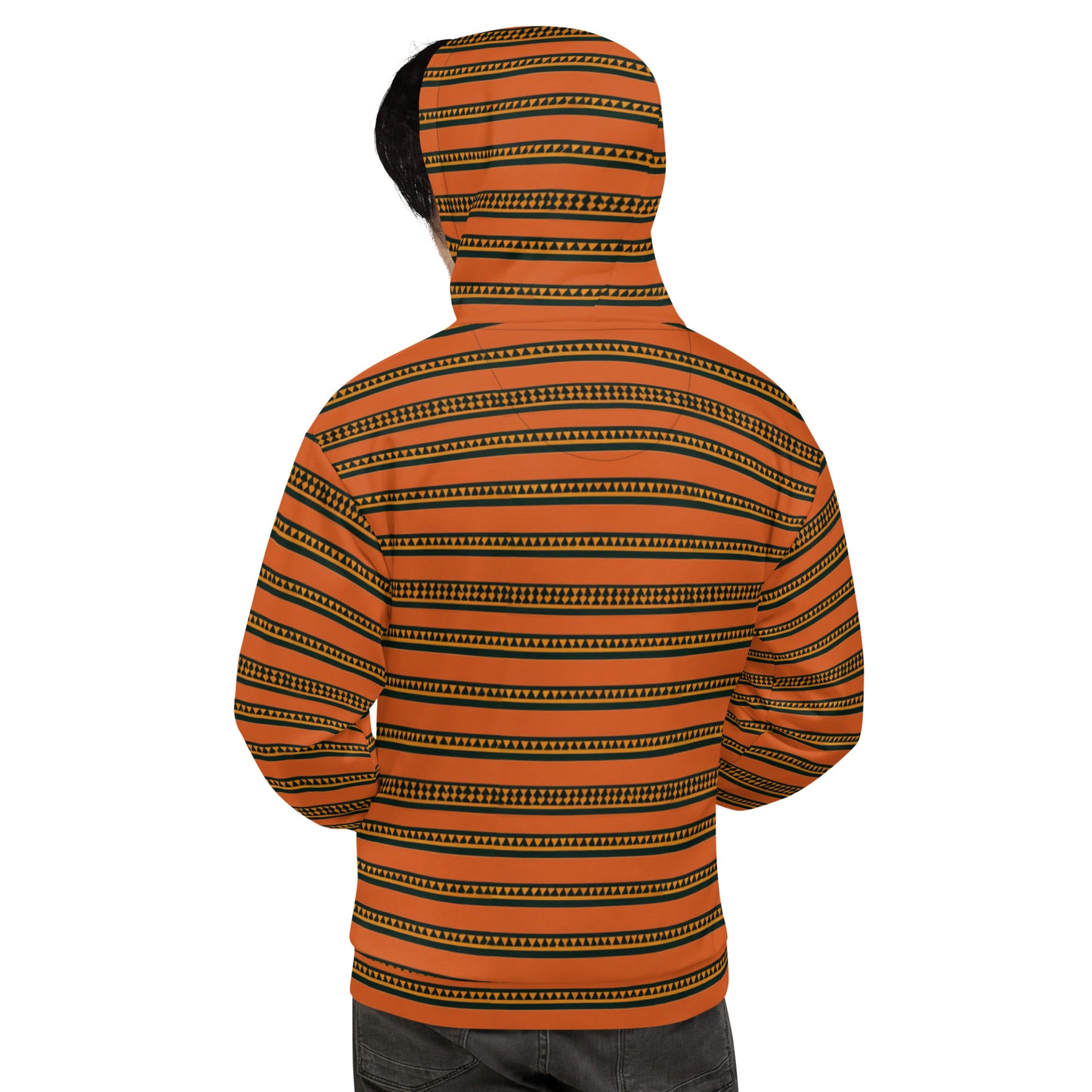 Timbuktu Tangerine Tapestry Men’s Hoodie