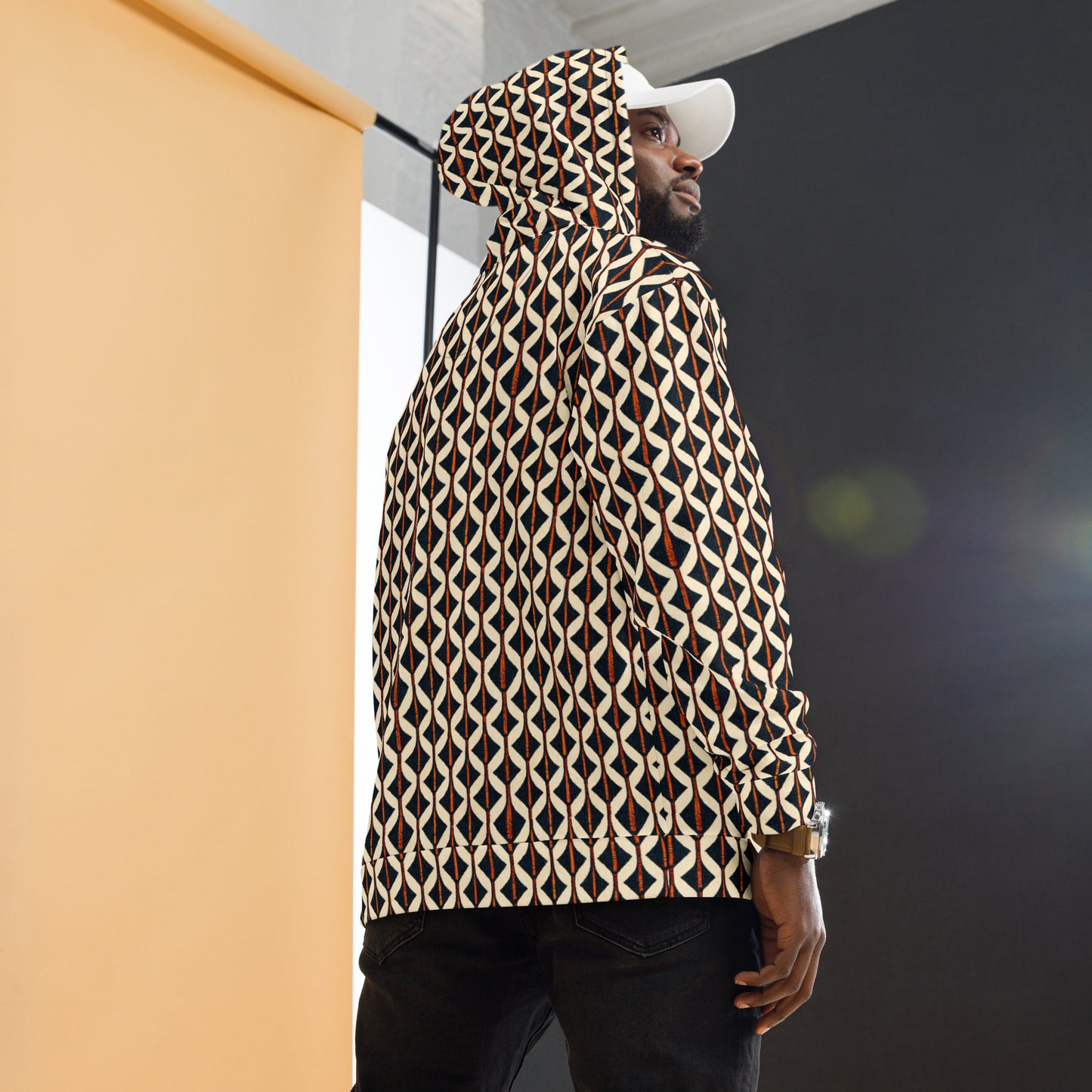 Tribal Tones In Harmony Men’s Hoodie