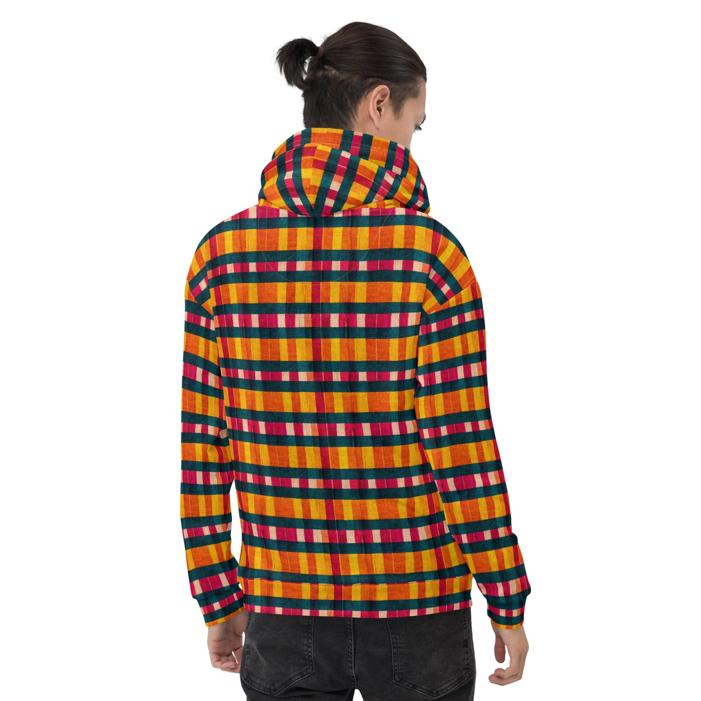 Tropical Fiesta Plaid Hoodie