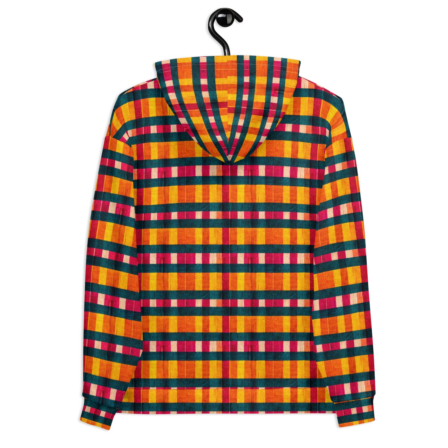 Tropical Fiesta Plaid Hoodie