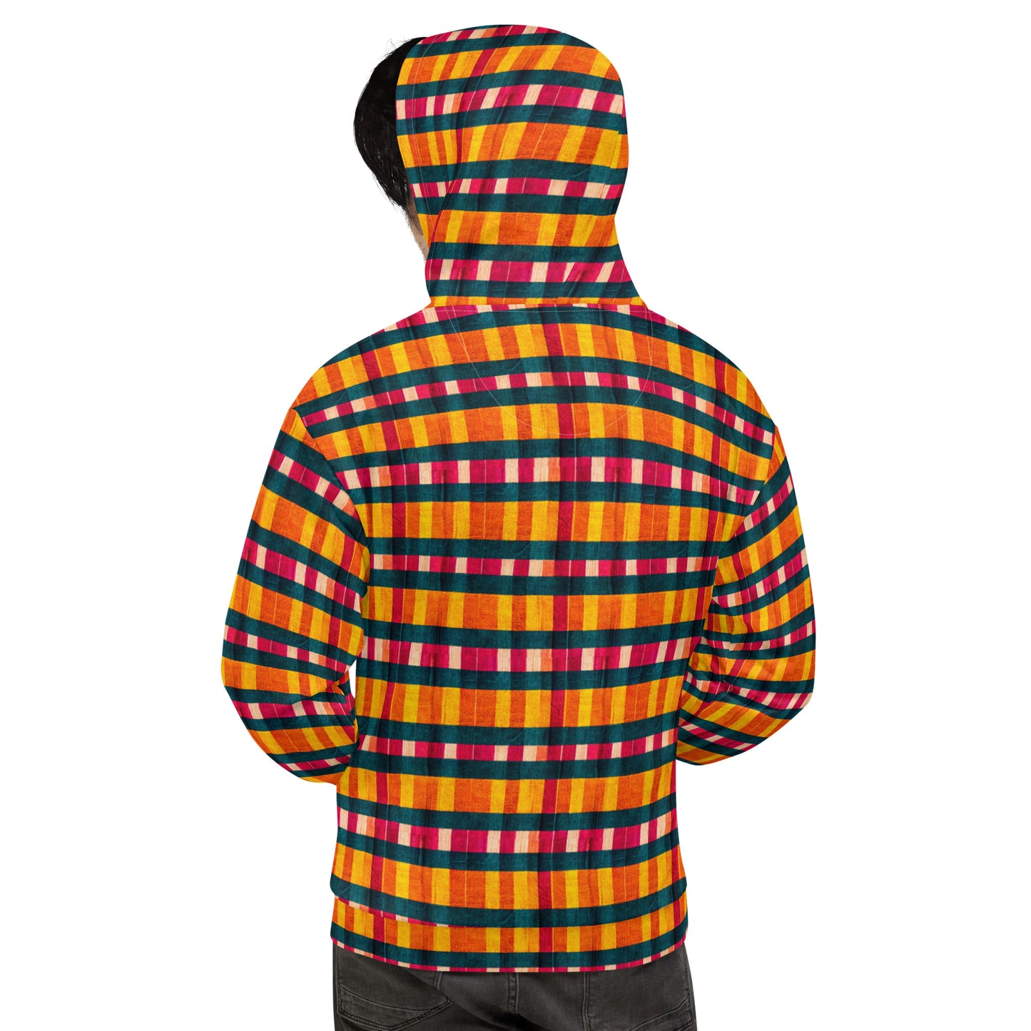 Tropical Fiesta Plaid Hoodie