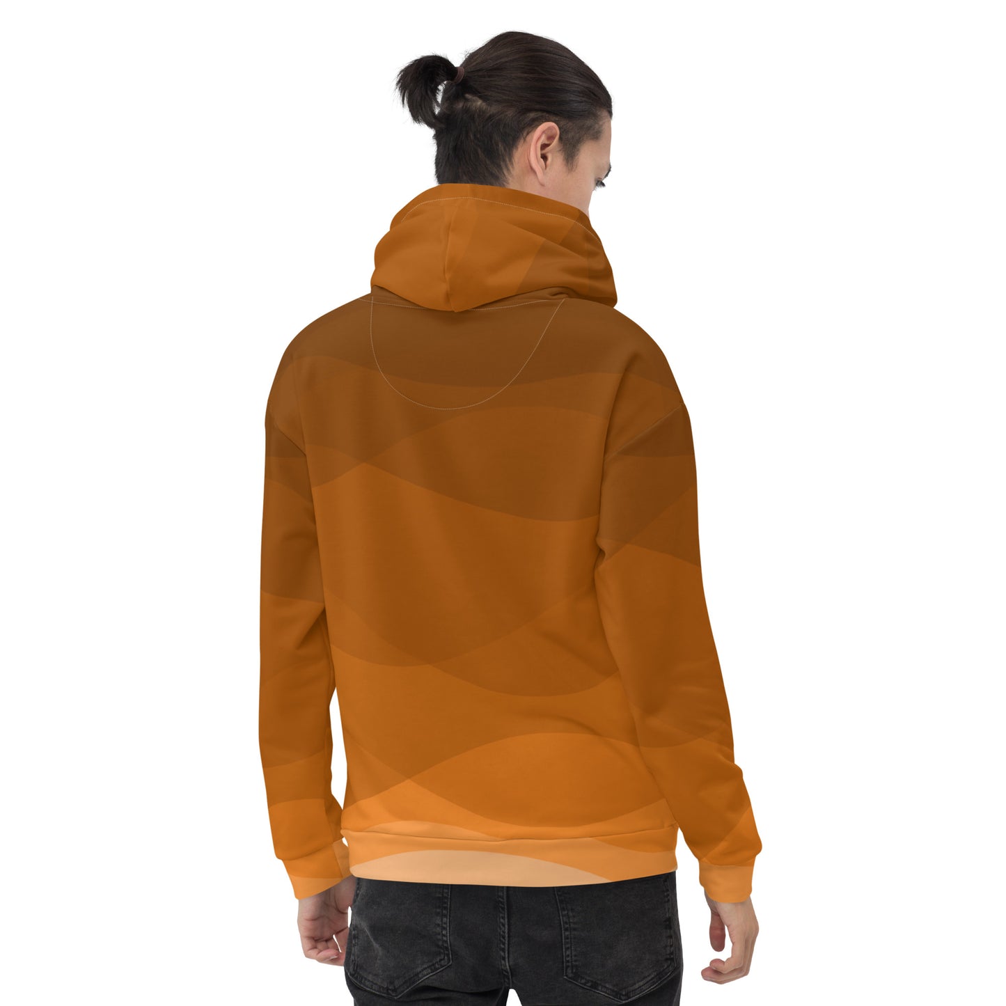 Tangerine Whirlpool Men’s Hoodie