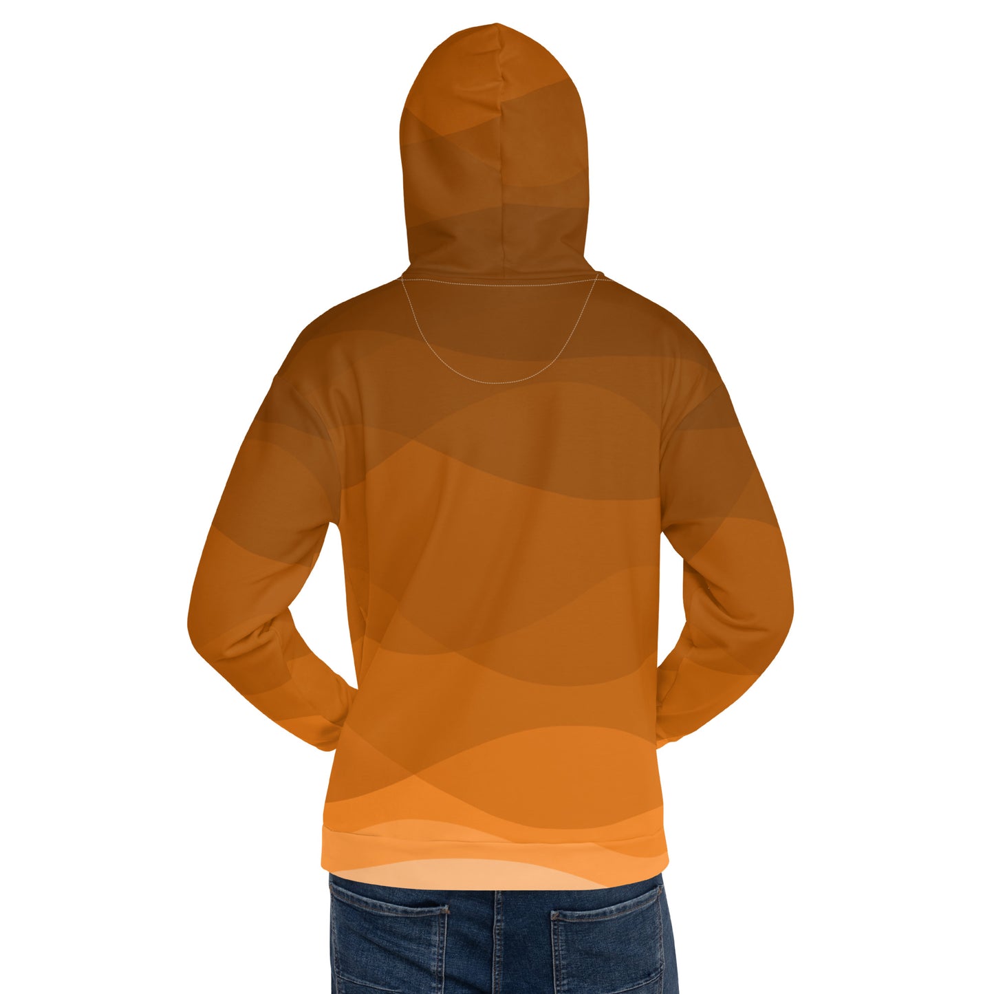 Tangerine Whirlpool Men’s Hoodie