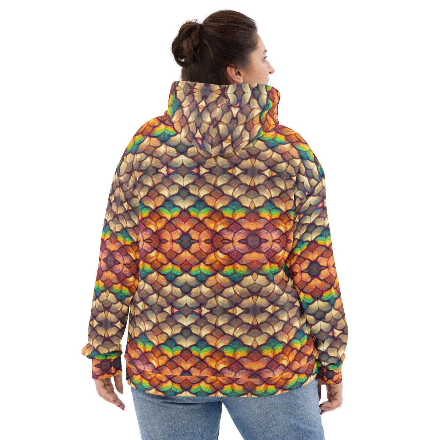 Cloeyra, the Radiant Aether Dragon Women’s Hoodie