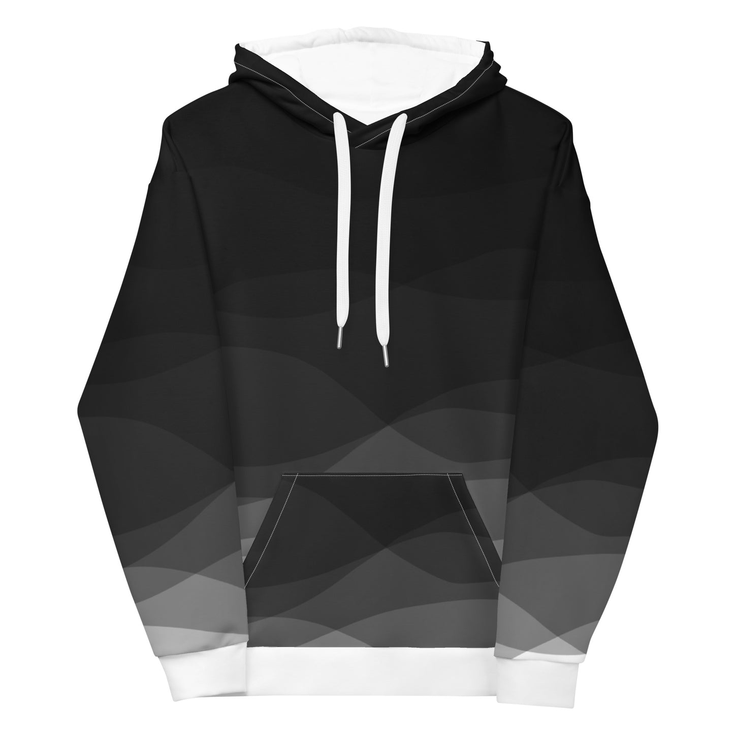 Graphite Waves Unisex Hoodie