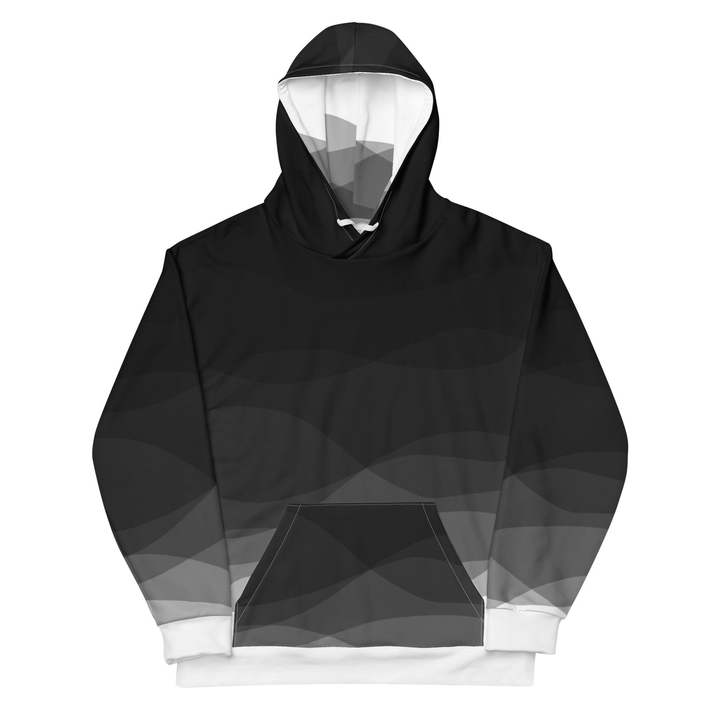 Graphite Waves Unisex Hoodie