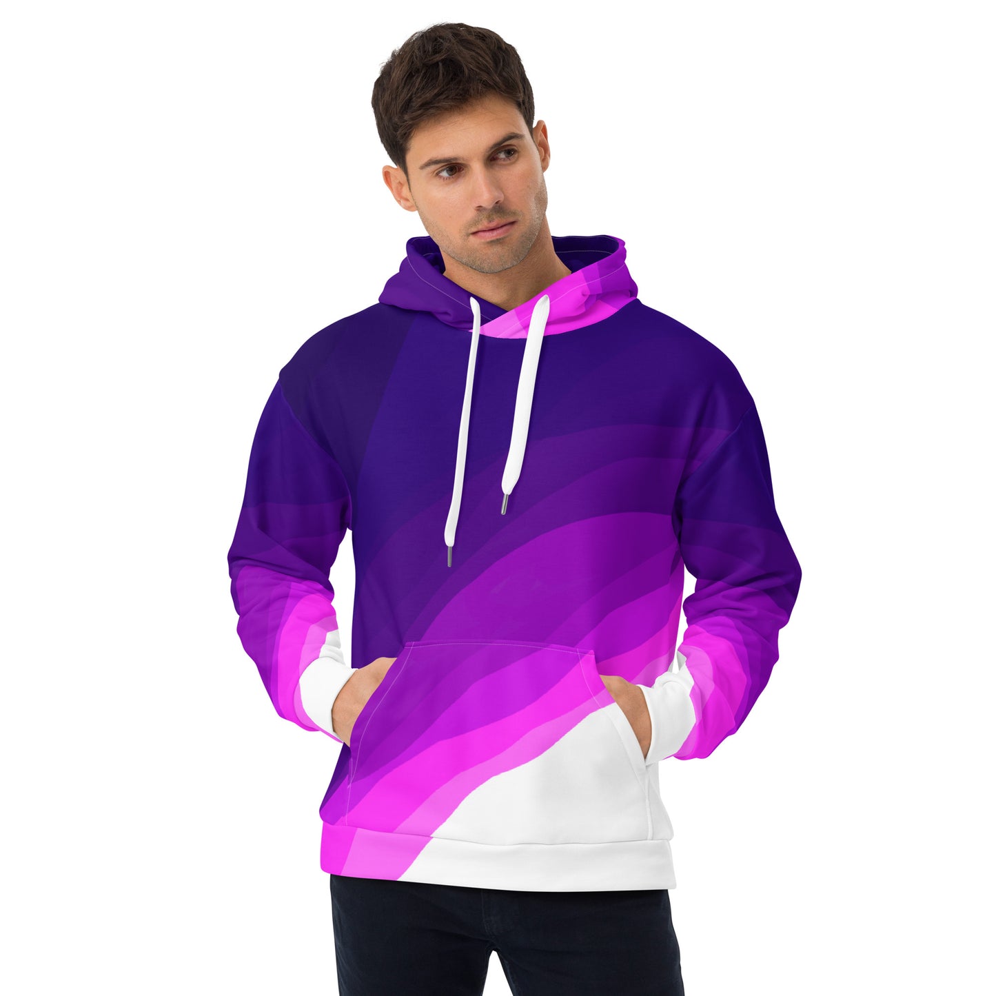 Plum Waves Unisex Hoodie