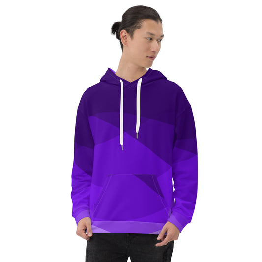 Violet Swirls Unisex Hoodie