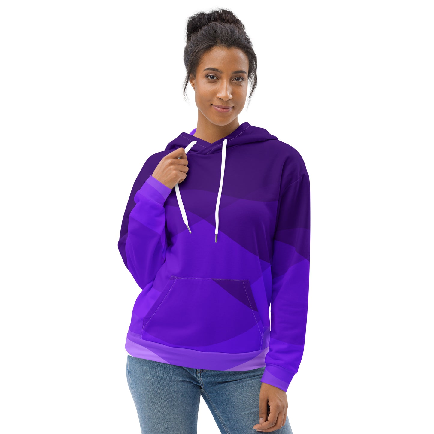 Violet Swirls Unisex Hoodie