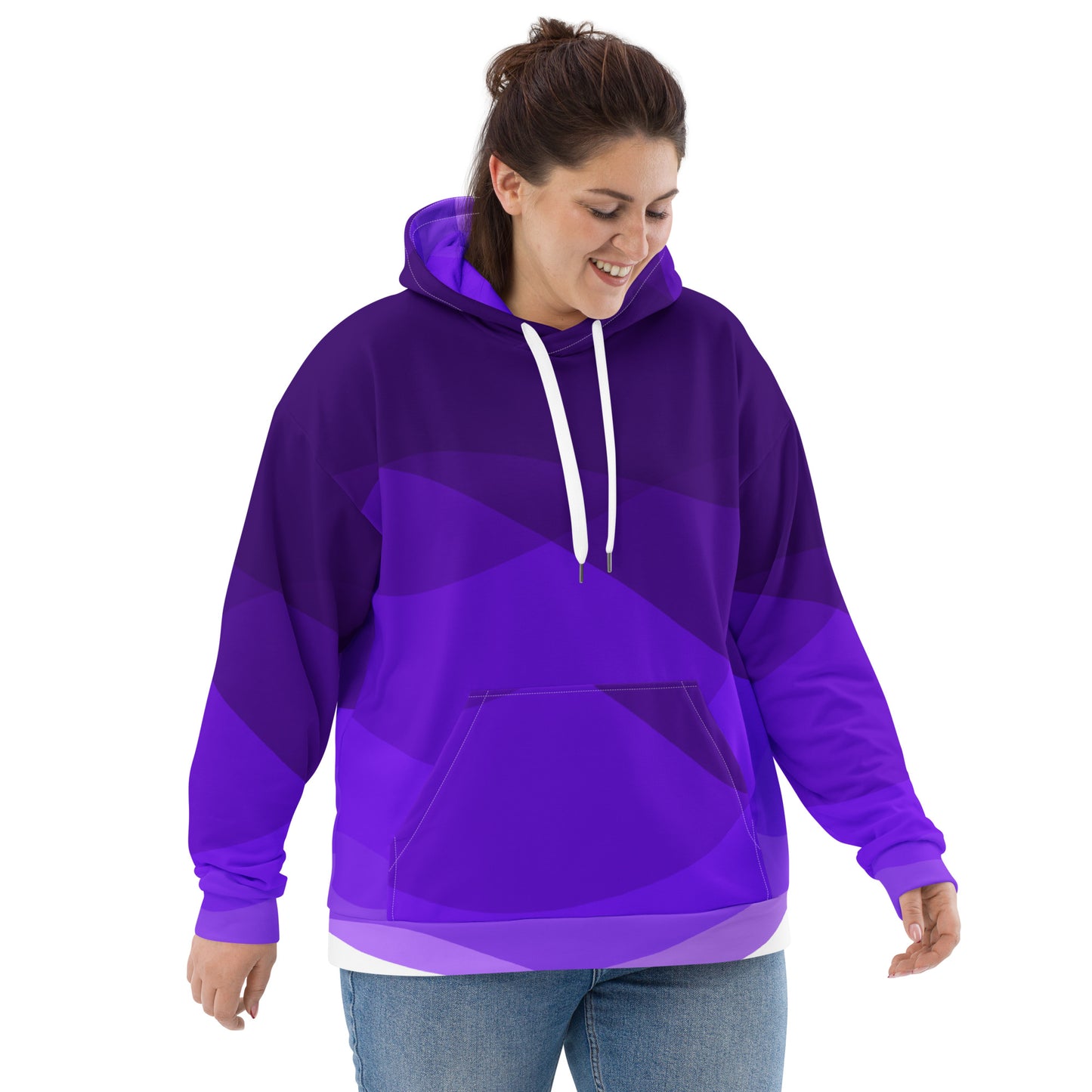 Violet Swirls Unisex Hoodie