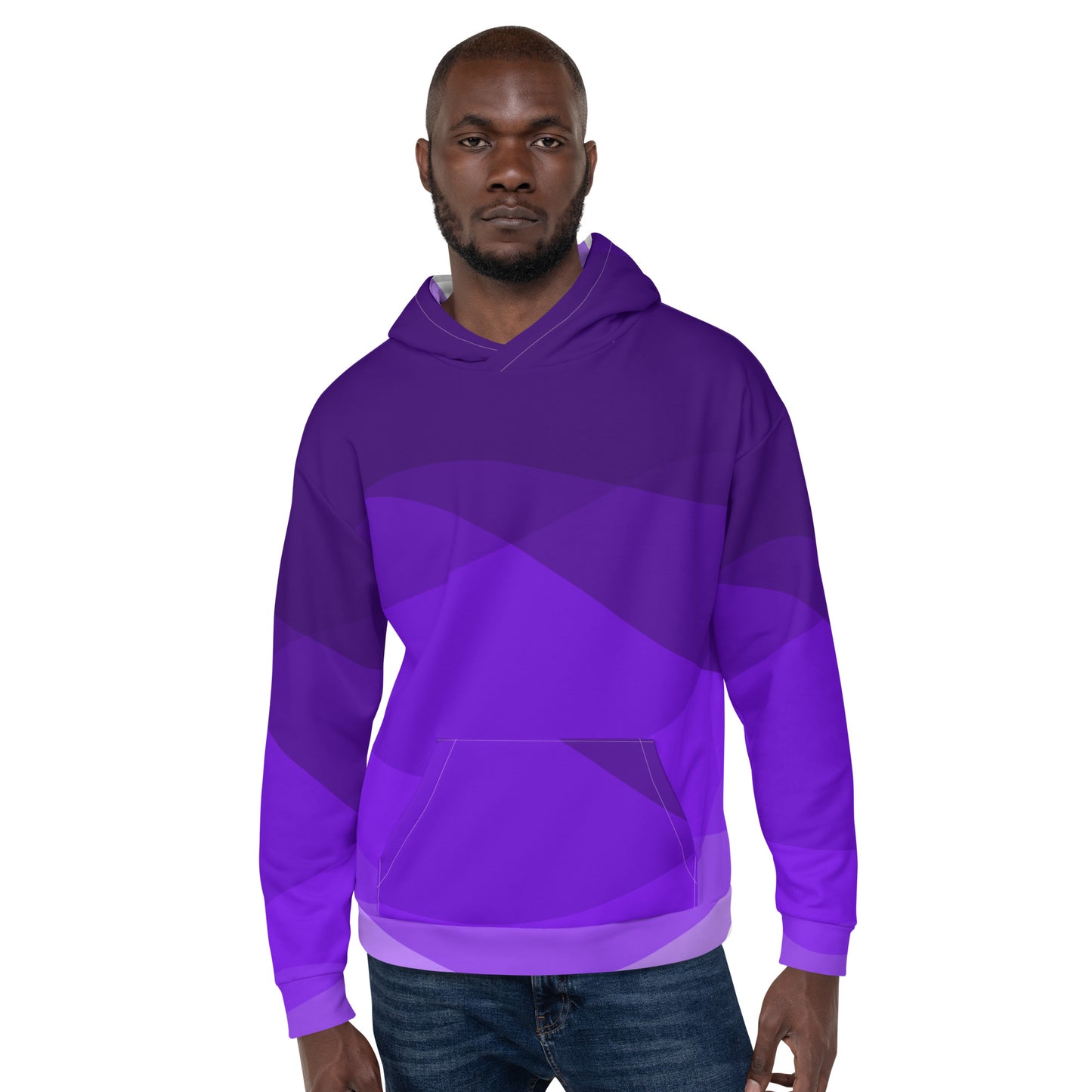 Violet Swirls Unisex Hoodie