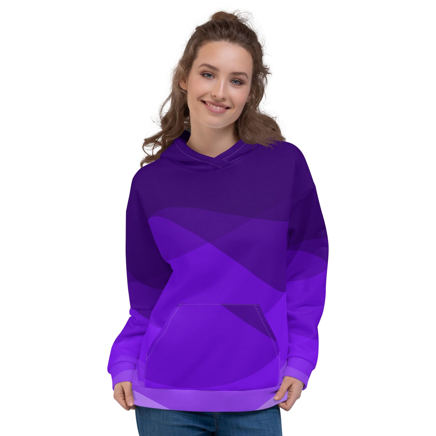 Violet Swirls Unisex Hoodie