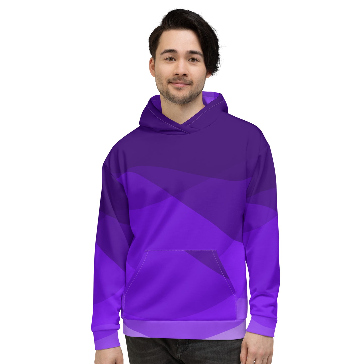 Violet Swirls Unisex Hoodie