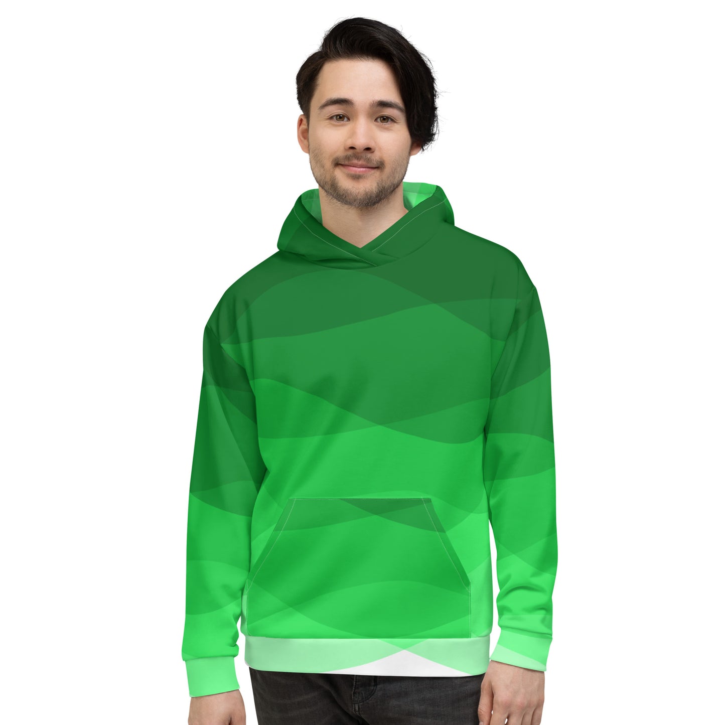 Green Cascade Unisex Hoodie