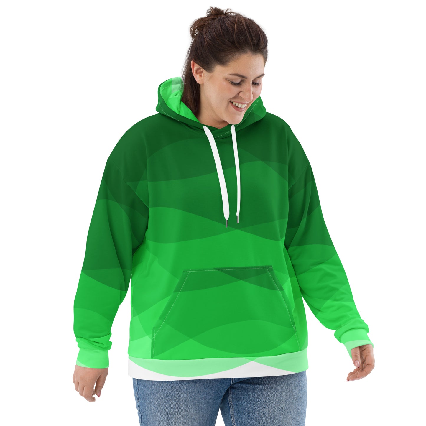 Green Cascade Unisex Hoodie