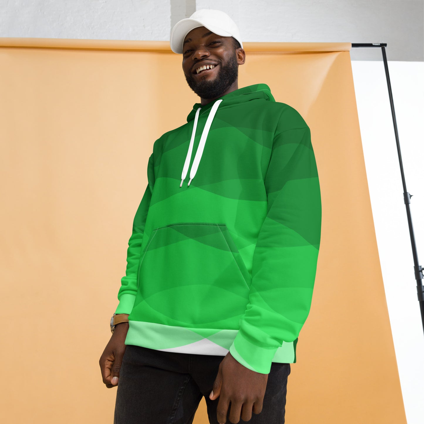 Green Cascade Unisex Hoodie