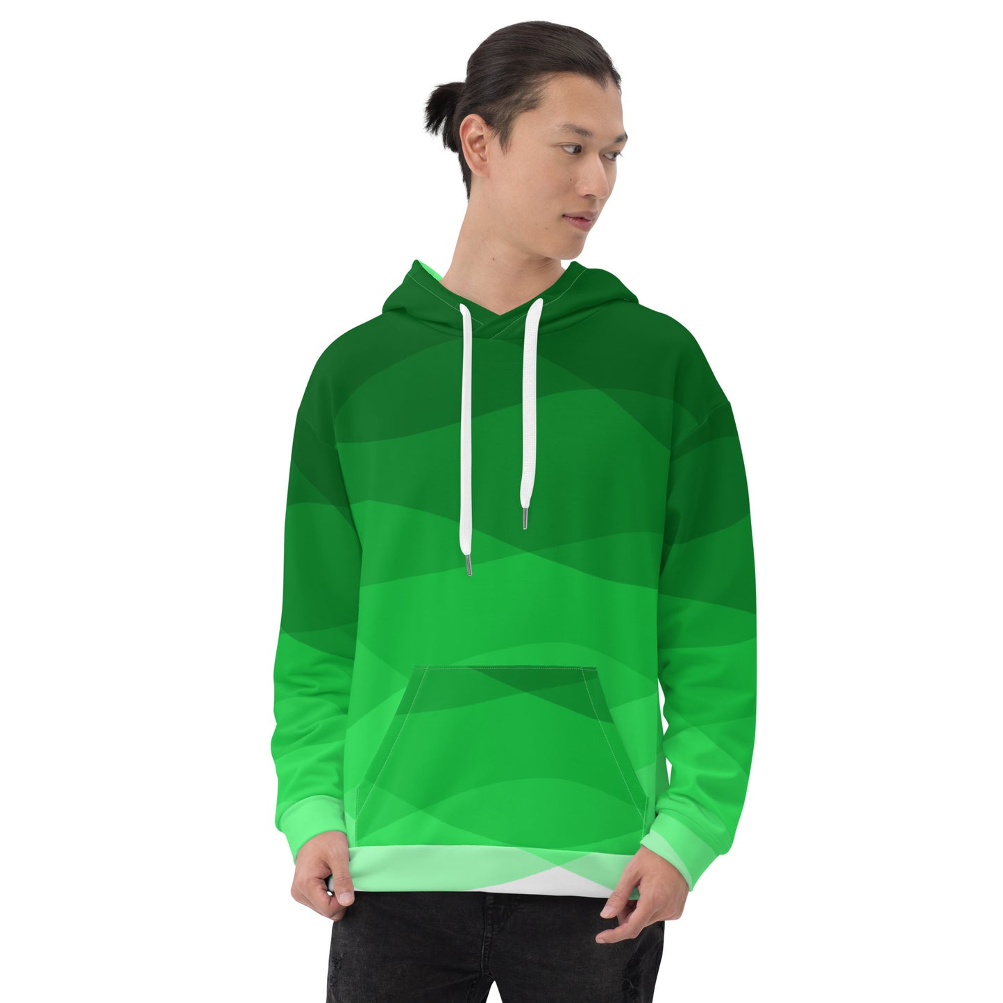 Green Cascade Unisex Hoodie