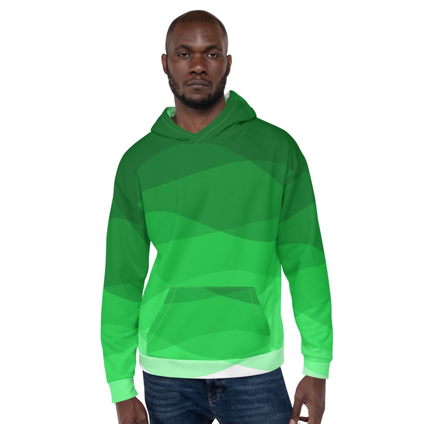 Green Cascade Unisex Hoodie