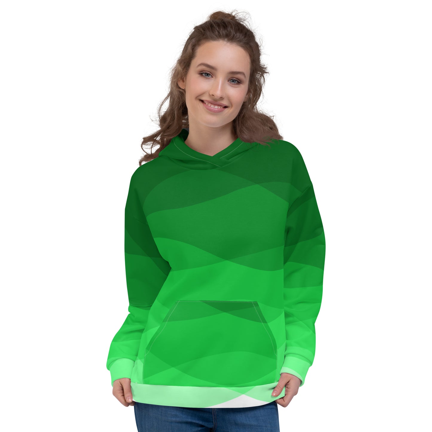 Green Cascade Unisex Hoodie