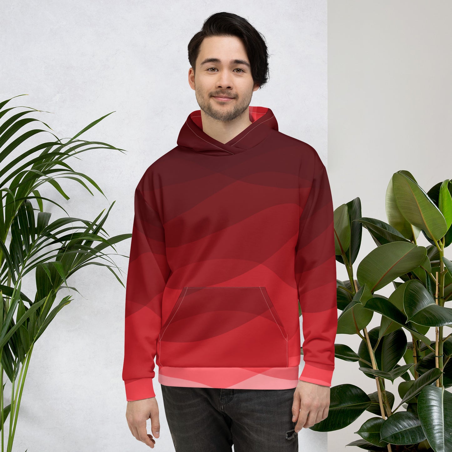 Crimson Motion Unisex Hoodie