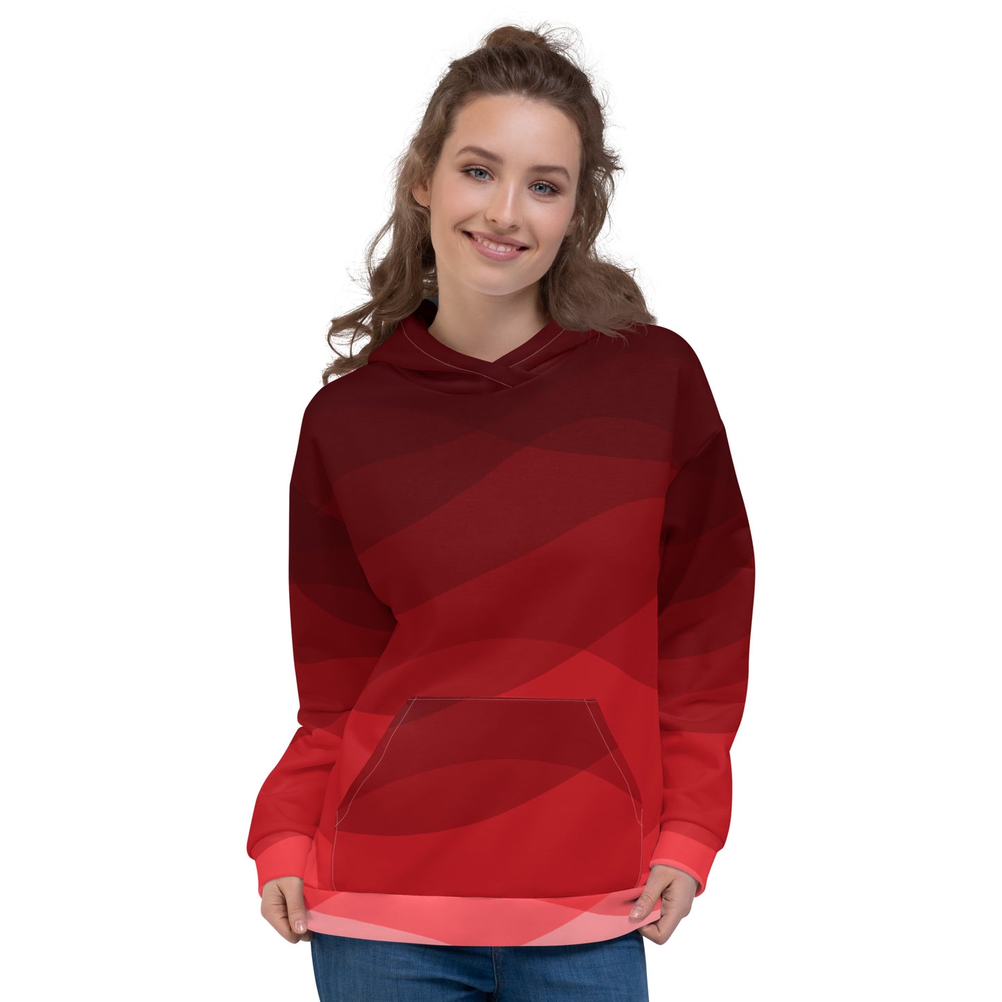 Crimson Motion Unisex Hoodie