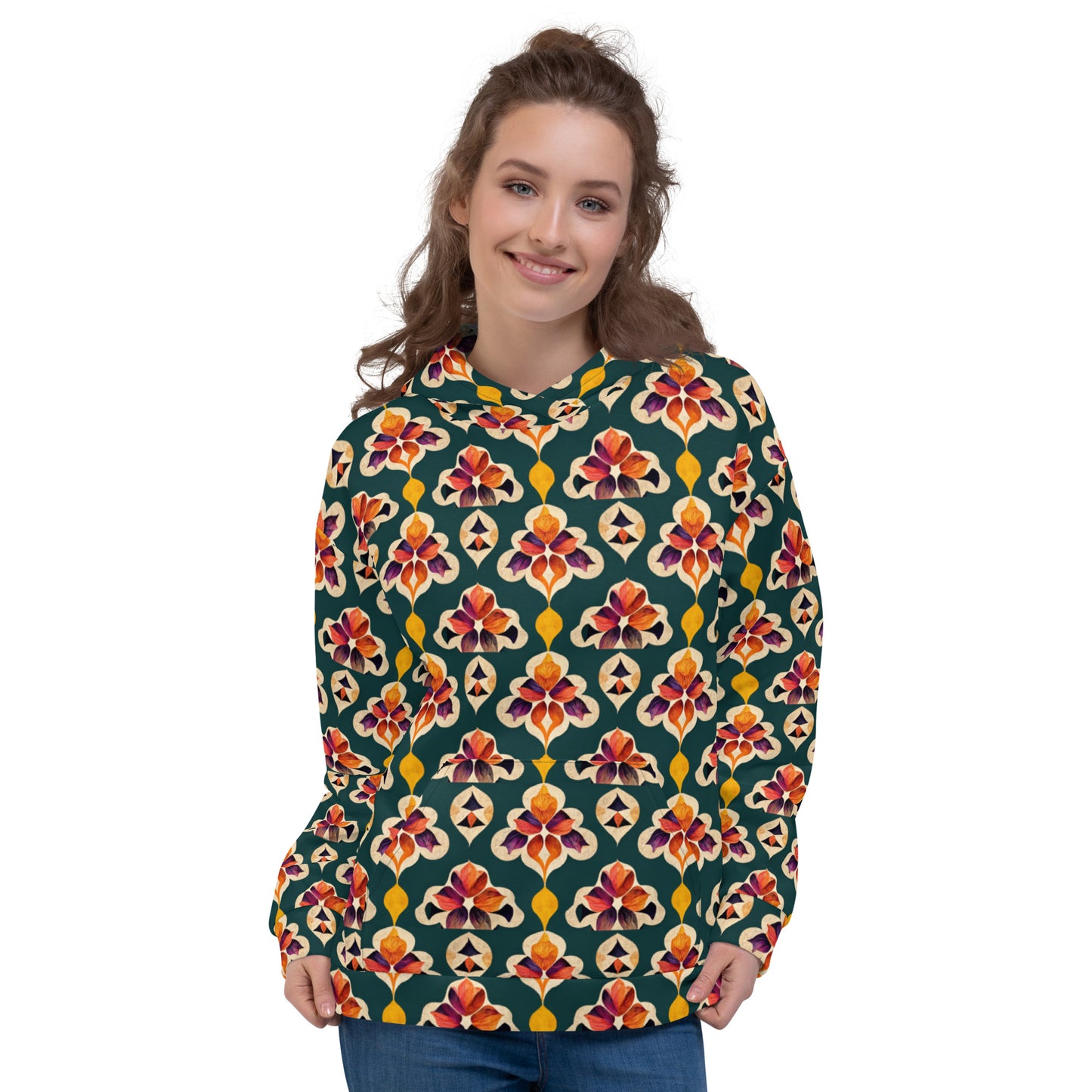 Ifrane’s Rainbow Blossoms Women’s Hoodie