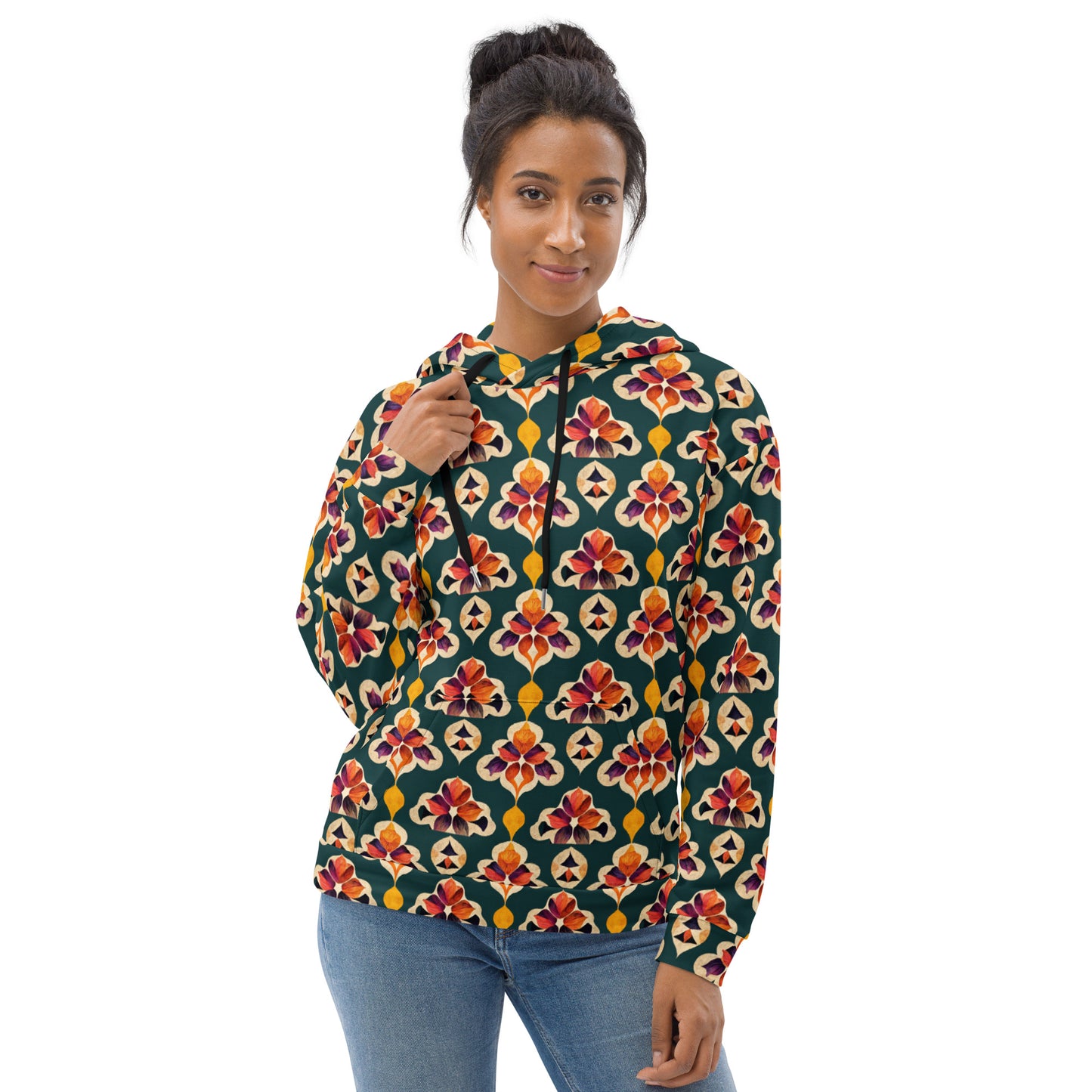 Ifrane’s Rainbow Blossoms Women’s Hoodie