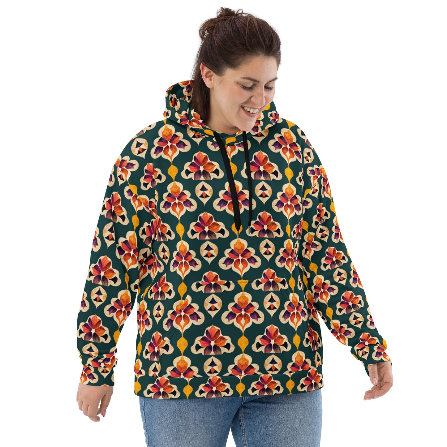 Ifrane’s Rainbow Blossoms Women’s Hoodie