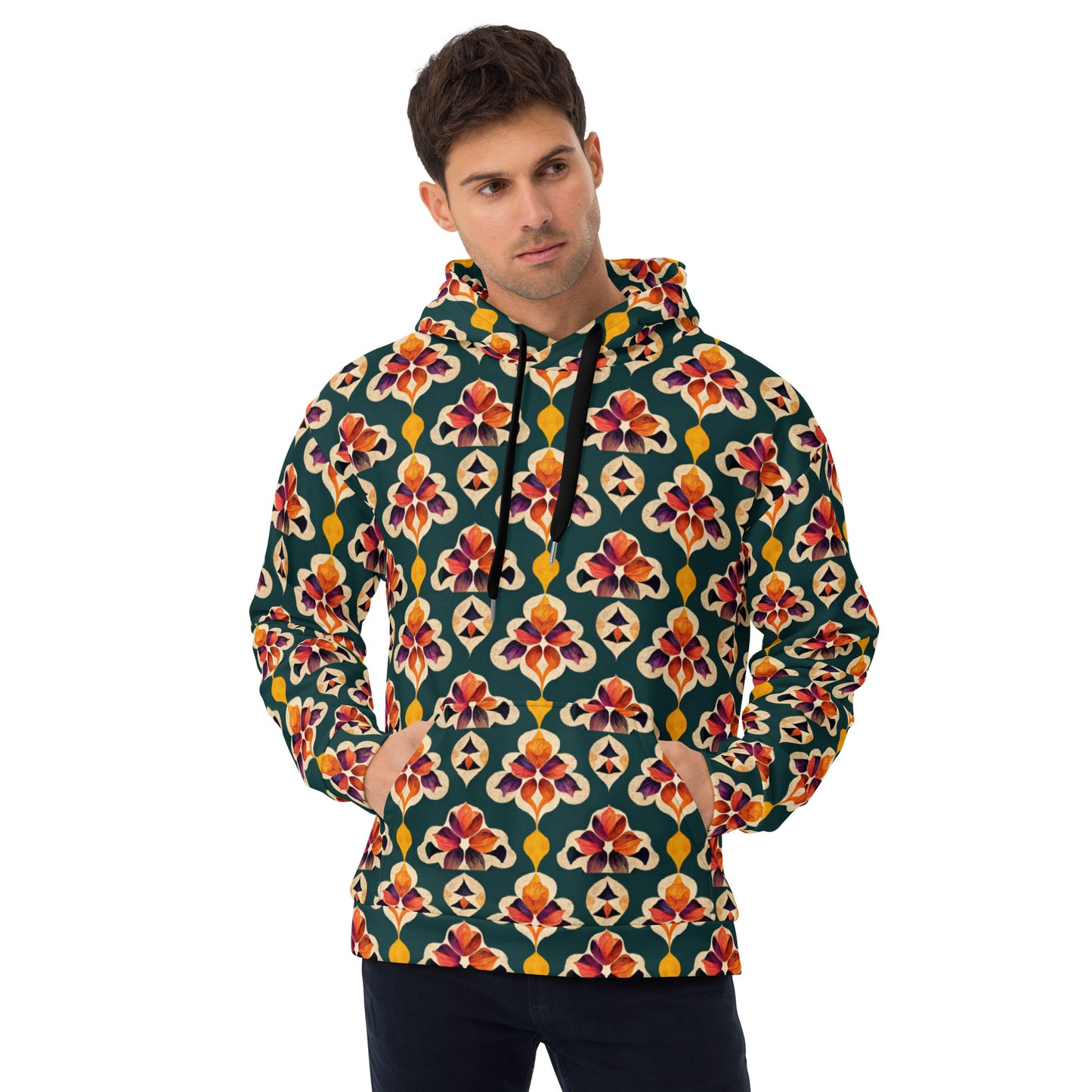 Ifrane’s Rainbow Blossoms Men’s Hoodie