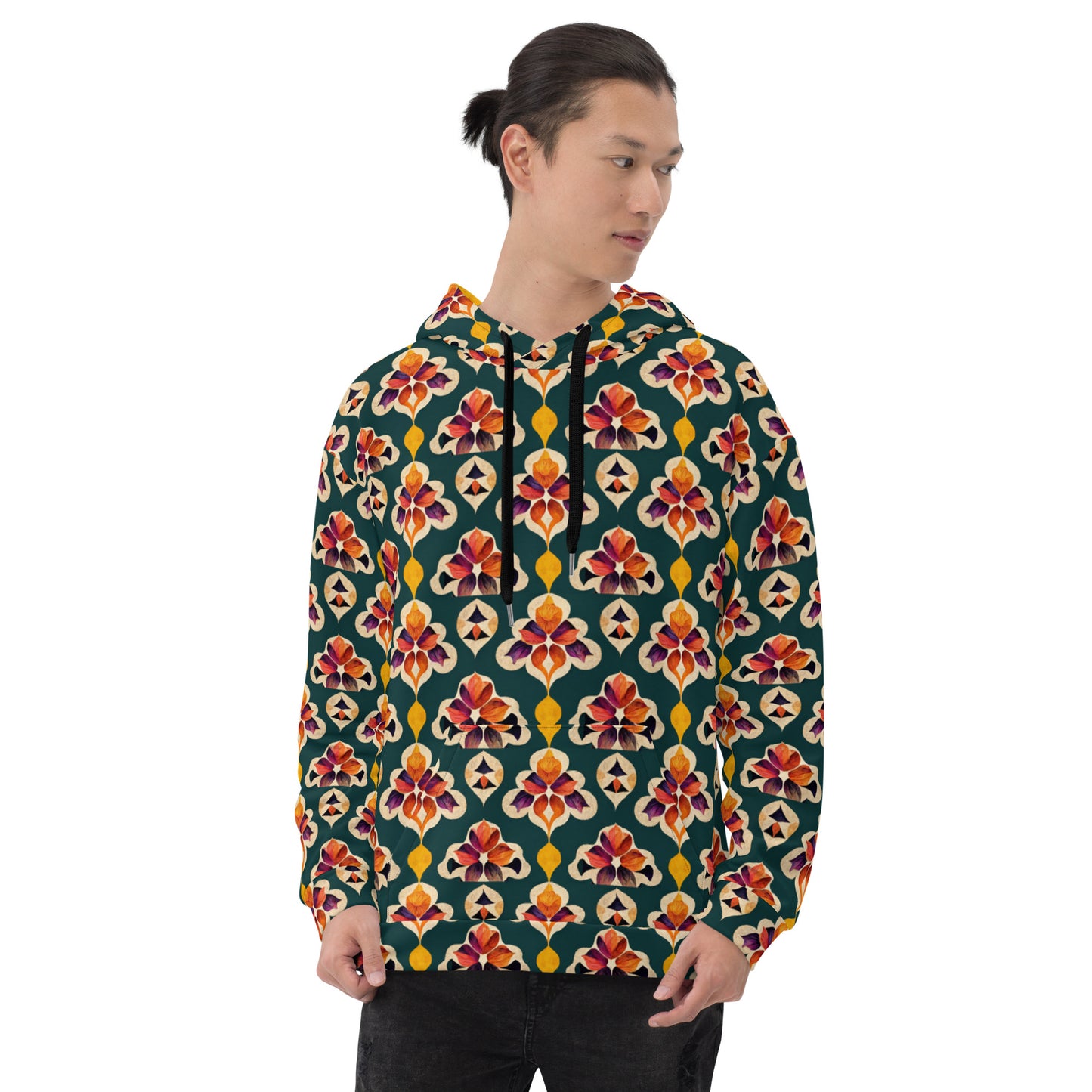 Ifrane’s Rainbow Blossoms Men’s Hoodie