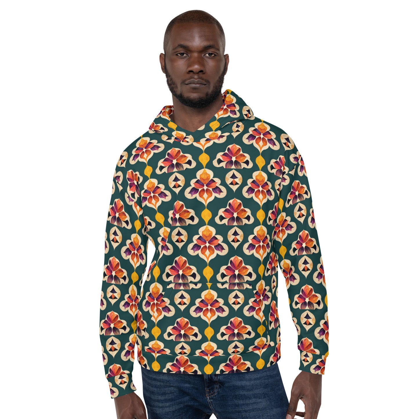 Ifrane’s Rainbow Blossoms Men’s Hoodie