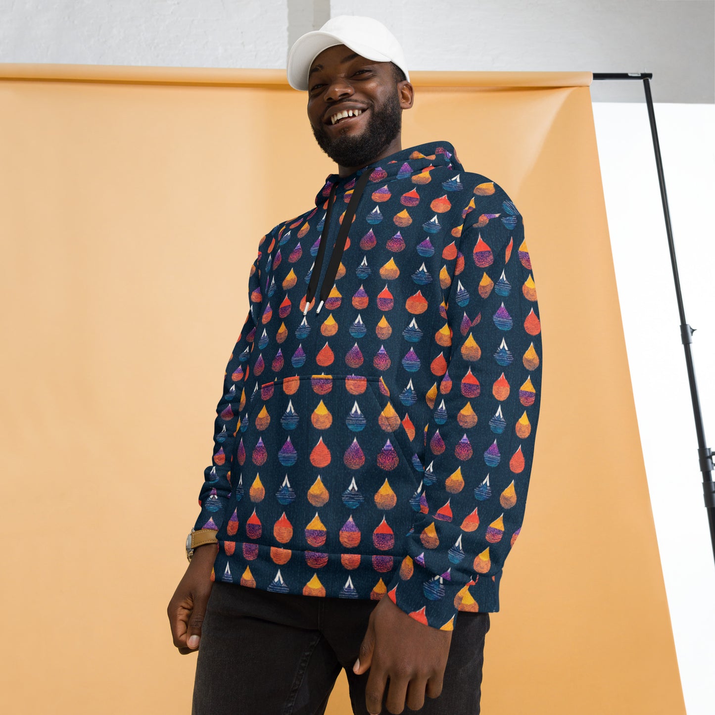 Prismatic Precipitation Men’s Hoodie