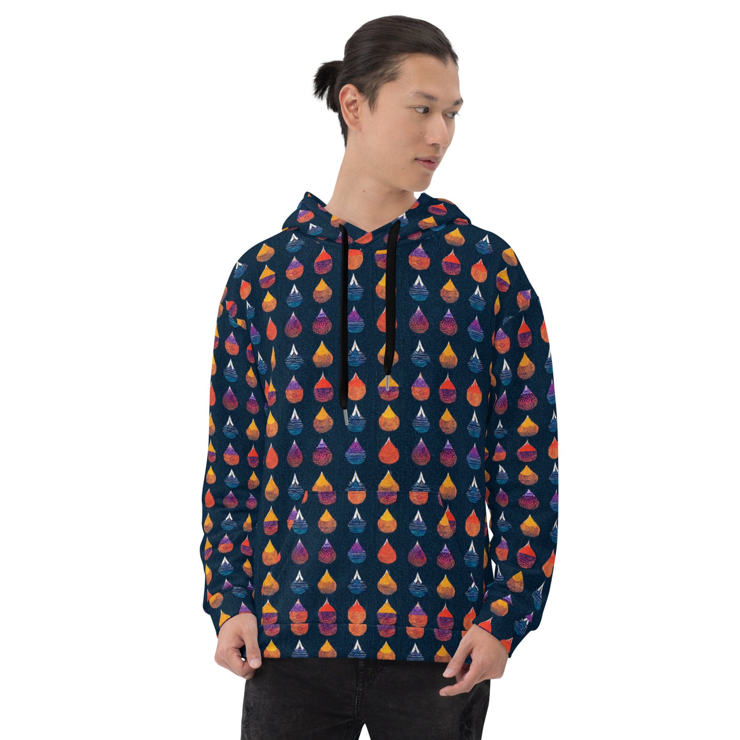 Prismatic Precipitation Men’s Hoodie