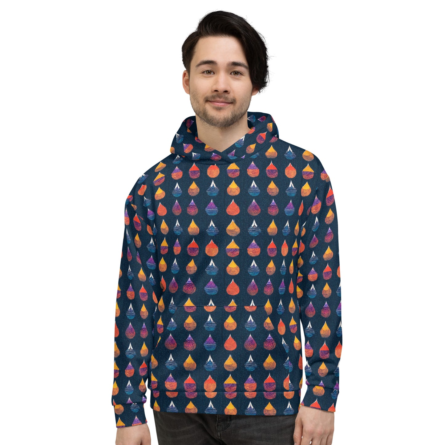 Prismatic Precipitation Men’s Hoodie