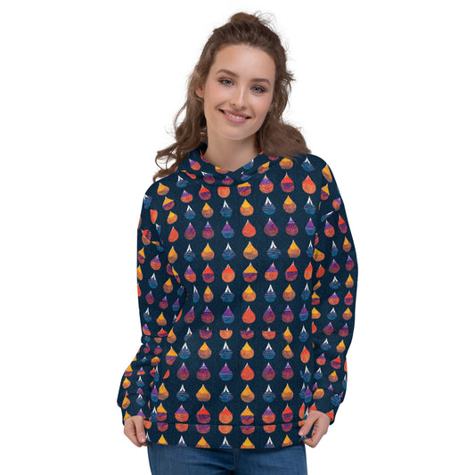 Prismatic Precipitation Women’s Hoodie