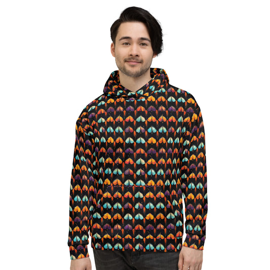 Quilted Wings Men’s Hoodie