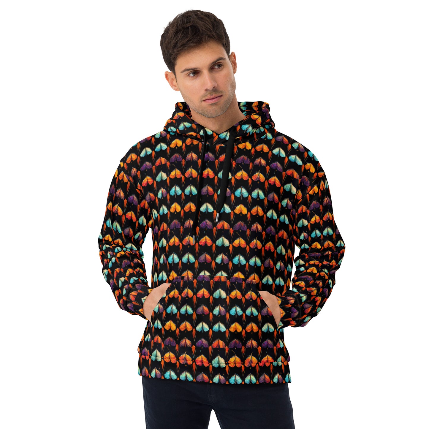 Quilted Wings Men’s Hoodie