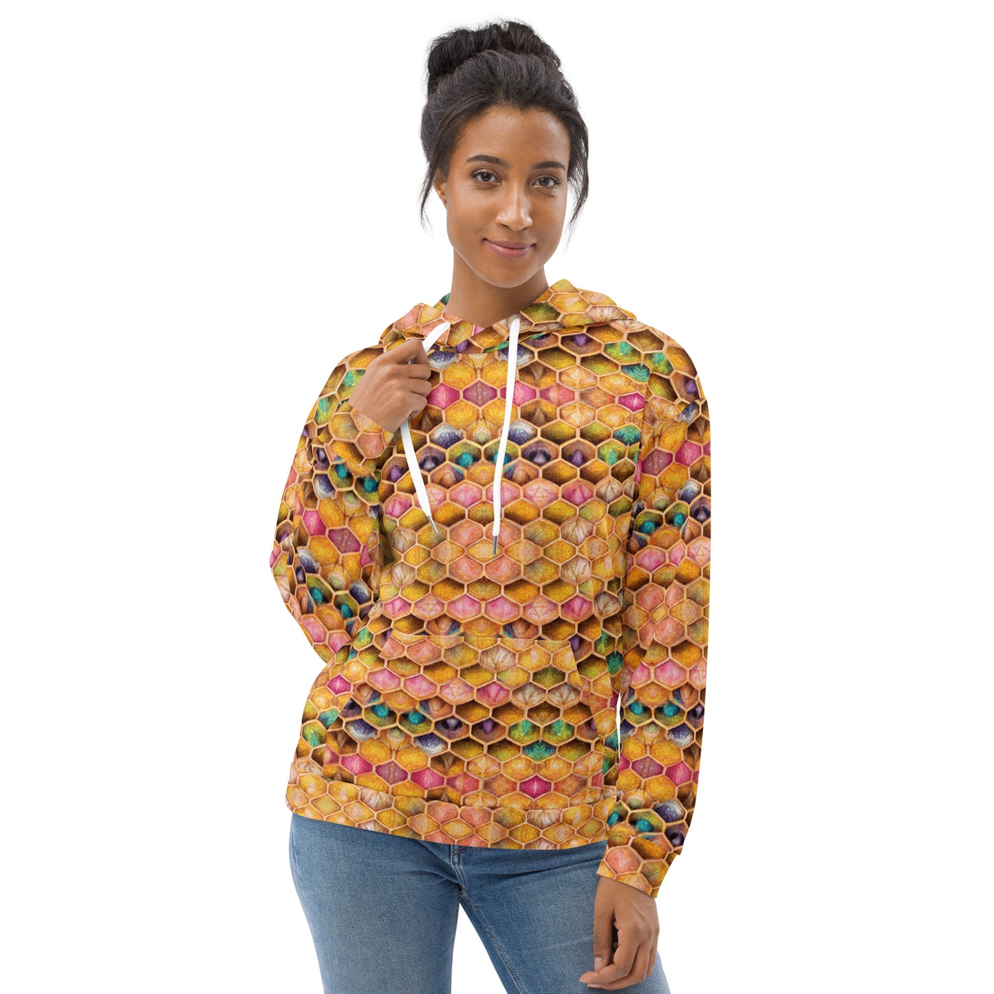 Rainbow Hive Radiance Women’s Hoodie