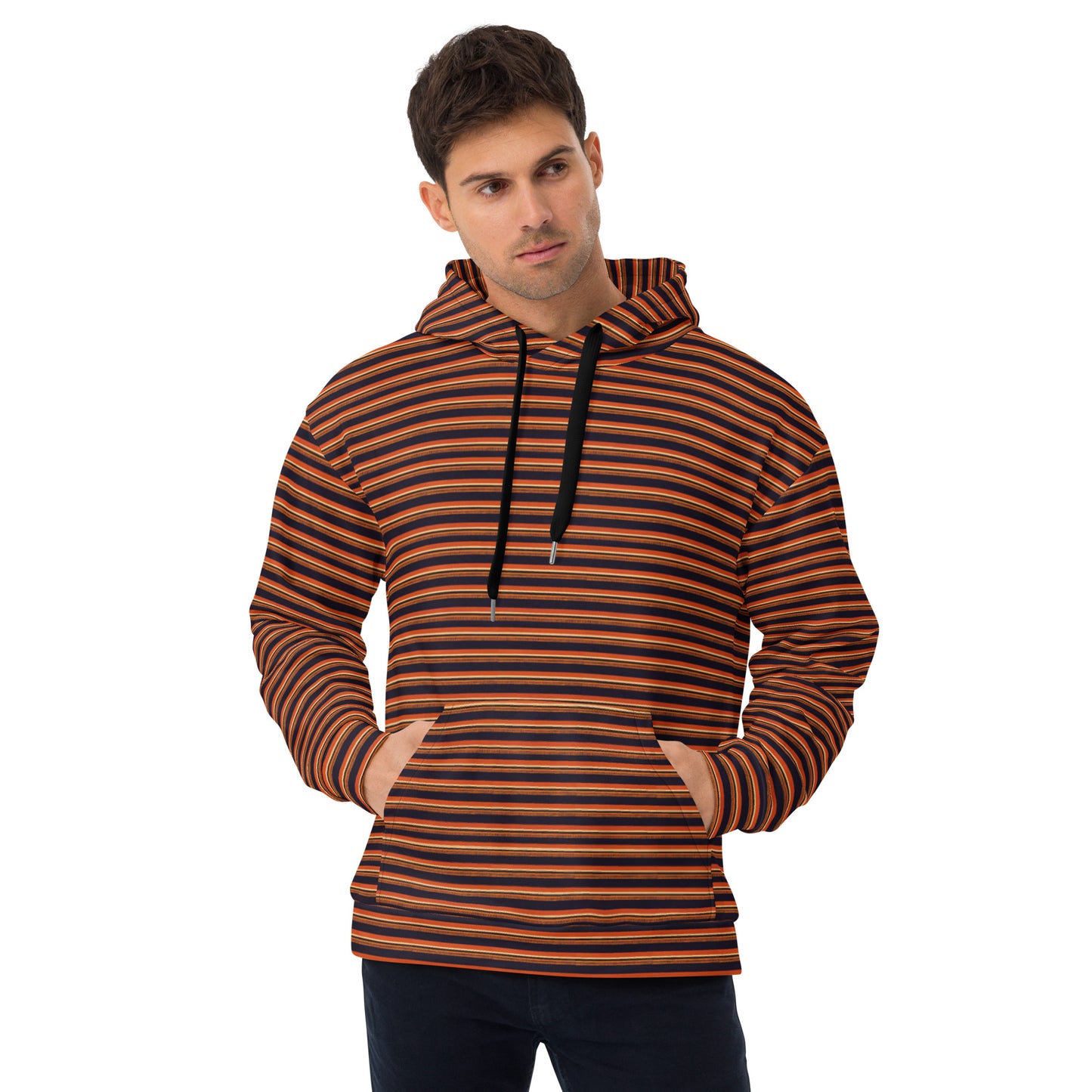 Savanna Sunset Stitches Men’s Hoodie